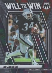 2021 Panini Mosaic Will to Win Bo Jackson #20 card