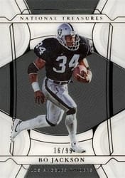 2021 Panini National Treasures Base Set Bo Jackson #63 card