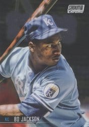 2021 Stadium Club Chrome Base Set Bo Jackson #301 card