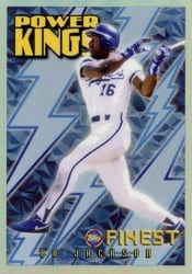 2022 Finest Flashbacks Power Kings Bo Jackson #PK-1 card