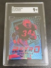 2022 Panini Spectra Retro Spectacle Bo Jackson #RS-3 card