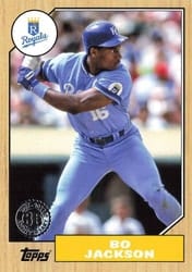 2022 Topps 1987 Topps Baseball (Series 1) Bo Jackson #T87-21 card