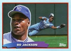 2022 Topps Archives 1988 Topps Big Foil Bo Jackson #88BF-3 card