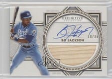 2022 Topps Definitive Collection Definitive Autograph Relic Collection Bo Jackson #DARC-BJ card