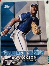 2022 Topps Welcome to the Show Autographs Bo Jackson #WTTS-33 card