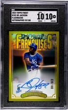 2023 Finest Flashbacks Autographs Bo Jackson #181 card
