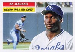 2023 Topps Archives Base Set Bo Jackson #91 card