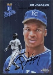 2023 Topps Chrome Platinum Anniversary Base Set Bo Jackson #441 card