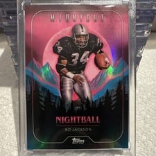 2024 Topps Midnight Nightball Bo Jackson #NB-28 card