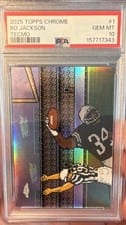 2025 Topps Chrome Tecmo Bo Jackson #TECMO-1 card