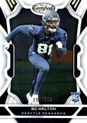 2022 Panini Certified Base Set Bo Melton #197 card