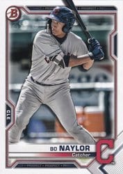 2021 Bowman Prospects Bo Naylor #BP-124 card