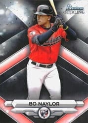2023 Bowman Sterling Base Set Bo Naylor #BSR-34 card