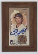 2023 Topps Allen & Ginter Framed Mini Autographs Bo Naylor #MA-BN card