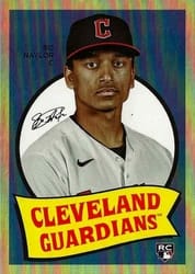 2023 Topps Archives 1969 Team History Foil Bo Naylor #69T-18 card