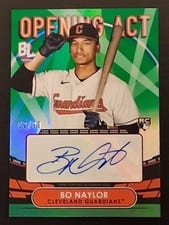 2023 Topps Big League Opening Act Autographs Bo Naylor #OAA-BON