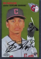 2023 Topps Chrome Platinum Anniversary Base Set Bo Naylor #127 card