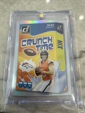 2024 Donruss Crunch Time Bo Nix #CT-BNI card