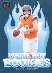 2024 Donruss White Hot Rookies Bo Nix #WH9 card