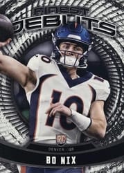 2024 Finest Finest Debuts Bo Nix #D-6 card