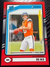 2024 Panini Donruss Bo Nix #369 card