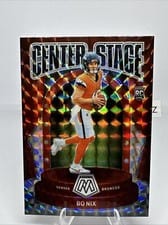 2024 Panini Mosaic Center Stage Mosaic Bo Nix #12 card