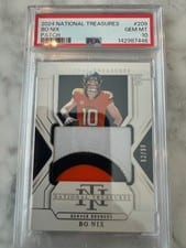 2024 Panini National Treasures Bo Nix #209 card