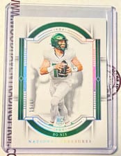 2024 Panini National Treasures Collegiate Base Set Bo Nix #8 card