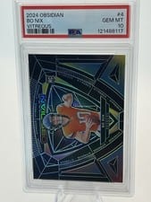 2024 Panini Obsidian Vitreous Bo Nix #4 card