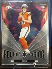 2024 Panini Phoenix Rookie Rising Bo Nix #RR-BNX card