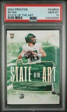 2024 Panini Prestige State of the Art Bo Nix #SA-BNX card