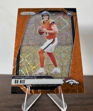 2024 Panini Prizm Bo Nix Orange Lazer #309 card