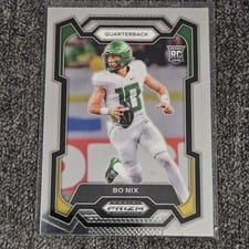 2024 Panini Prizm Draft Picks Base Set Bo Nix #105 card