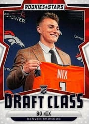 2024 Panini Rookies & Stars Draft Class Bo Nix #9 card