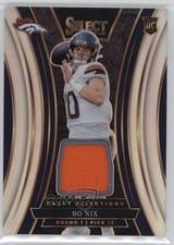 2024 Panini Select Draft Selections Memorabilia Bo Nix #3 card