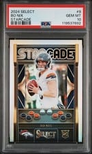 2024 Panini Select Starcade Bo Nix #8 card