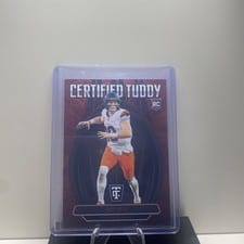 2024 Panini Totally Certified Certified Tuddy Bo Nix #6 card