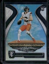 2024 Panini Totally Certified Franchise Foundations Bo Nix #15 card