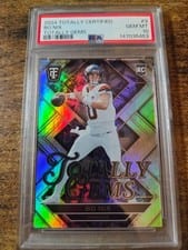 2024 Panini Totally Certified Totally Gems Bo Nix #3 card