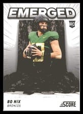 2024 Score Emerged Bo Nix #EM-BNX