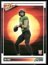 2024 Score Hot Rookies Bo Nix #1 card