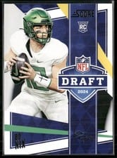 2024 Score NFL Draft Bo Nix #11 card