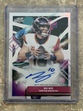 2024 Topps Chrome Cosmic Cosmic Chrome Autographs Bo Nix #CCA-BN card