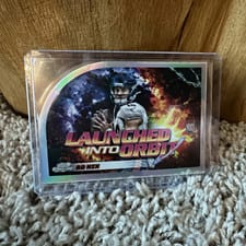 2024 Topps Chrome Cosmic Launched Into Orbit Bo Nix #LIO-6 card