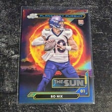 2024 Topps Chrome Cosmic Planetary Pursuit - Sun Bo Nix #PPSU-BN card