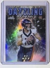 2024 Topps Chrome Dazzling Debuts Bo Nix #DD-6 card