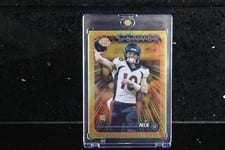 2024 Topps Chrome Radiating Rookies Bo Nix #RR-4 card