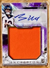 2024 Topps Inception Rookie Jumbo Relic Autographs Bo Nix #RJRA-BN card