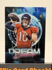 2024 Topps Midnight Dream Chasers Bo Nix #DC-2 card