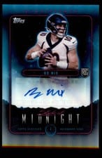 2024 Topps Midnight Stroke of Midnight Autographs Bo Nix #SMA-BN card